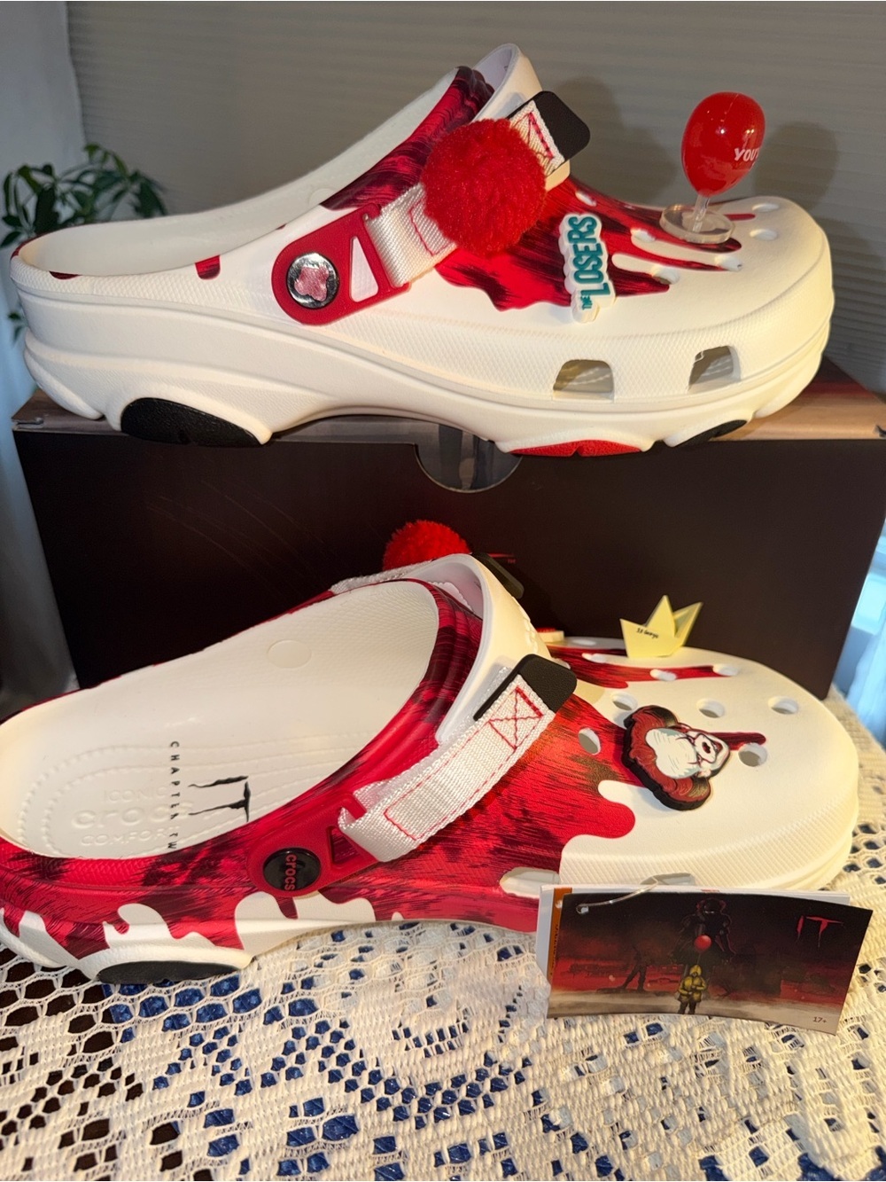 Crocs IT Pennywise All-terrain Clogs. Horror Movie Collector - Picture 5 of 7